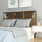 vidaXL - Hoofdbordkast - 160x19x103,5 - cm - bruin - eikenkleur