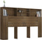 vidaXL - Hoofdbordkast - 160x19x103,5 - cm - bruin - eikenkleur