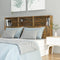 vidaXL - Hoofdbordkast - 160x19x103,5 - cm - gerookt - eikenkleurig