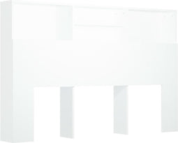 vidaXL - Hoofdbordkast - 160x19x103,5 - cm - wit
