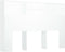 vidaXL - Hoofdbordkast - 160x19x103,5 - cm - wit