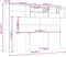 vidaXL - Hoofdbordkast - 160x19x103,5 - cm - wit