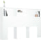 vidaXL - Hoofdbordkast - 160x19x103,5 - cm - wit
