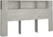 vidaXL - Hoofdbordkast - 180x18,5x104,5 - cm - betongrijs