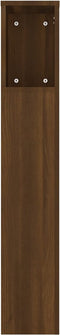 vidaXL - Hoofdbordkast - 180x18,5x104,5 - cm - bruin - eikenkleur