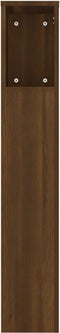 vidaXL - Hoofdbordkast - 180x18,5x104,5 - cm - bruin - eikenkleur