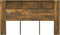 vidaXL - Hoofdbordkast - 180x18,5x104,5 - cm - gerookt - eikenkleurig