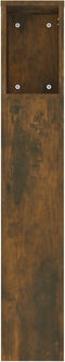 vidaXL - Hoofdbordkast - 180x18,5x104,5 - cm - gerookt - eikenkleurig