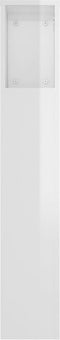 vidaXL - Hoofdbordkast - 180x18,5x104,5 - cm - hoogglans - wit