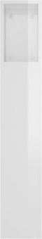 vidaXL - Hoofdbordkast - 180x18,5x104,5 - cm - hoogglans - wit