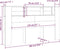 vidaXL - Hoofdbordkast - 180x18,5x104,5 - cm - sonoma - eikenkleurig