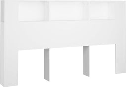 vidaXL - Hoofdbordkast - 180x18,5x104,5 - cm - wit
