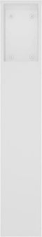 vidaXL - Hoofdbordkast - 180x18,5x104,5 - cm - wit