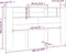 vidaXL - Hoofdbordkast - 180x18,5x104,5 - cm - zwart