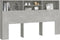 vidaXL - Hoofdbordkast - 180x19x103,5 - cm - betongrijs