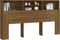 vidaXL - Hoofdbordkast - 180x19x103,5 - cm - bruin - eikenkleur