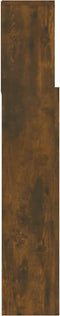 vidaXL - Hoofdbordkast - 180x19x103,5 - cm - gerookt - eikenkleurig