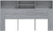 vidaXL - Hoofdbordkast - 180x19x103,5 - cm - grijs - sonoma - eikenkleurig