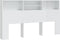 vidaXL - Hoofdbordkast - 180x19x103,5 - cm - hoogglans - wit