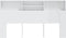 vidaXL - Hoofdbordkast - 180x19x103,5 - cm - hoogglans - wit