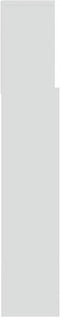 vidaXL - Hoofdbordkast - 180x19x103,5 - cm - wit