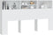 vidaXL - Hoofdbordkast - 180x19x103,5 - cm - wit