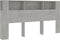 vidaXL - Hoofdbordkast - 200x18,5x104,5 - cm - betongrijs