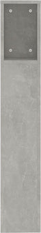 vidaXL - Hoofdbordkast - 200x18,5x104,5 - cm - betongrijs