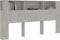 vidaXL - Hoofdbordkast - 200x18,5x104,5 - cm - betongrijs