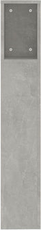 vidaXL - Hoofdbordkast - 200x18,5x104,5 - cm - betongrijs