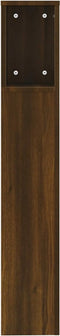 vidaXL - Hoofdbordkast - 200x18,5x104,5 - cm - bruin - eikenkleur