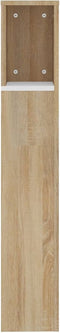 vidaXL - Hoofdbordkast - 200x18,5x104,5 - cm - gerookt - eikenkleurig
