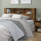 vidaXL - Hoofdbordkast - 200x18,5x104,5 - cm - gerookt - eikenkleurig
