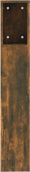 vidaXL - Hoofdbordkast - 200x18,5x104,5 - cm - gerookt - eikenkleurig