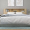 vidaXL - Hoofdbordkast - 200x18,5x104,5 - cm - gerookt - eikenkleurig