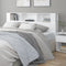 vidaXL - Hoofdbordkast - 200x18,5x104,5 - cm - hoogglans - wit