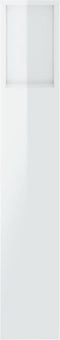 vidaXL - Hoofdbordkast - 200x18,5x104,5 - cm - hoogglans - wit