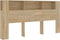 vidaXL - Hoofdbordkast - 200x18,5x104,5 - cm - sonoma - eikenkleurig