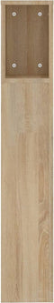 vidaXL - Hoofdbordkast - 200x18,5x104,5 - cm - sonoma - eikenkleurig