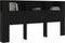 vidaXL - Hoofdbordkast - 200x18,5x104,5 - cm - zwart