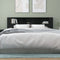 vidaXL - Hoofdbordkast - 200x18,5x104,5 - cm - zwart