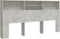 vidaXL - Hoofdbordkast - 200x19x103,5 - cm - betongrijs