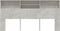 vidaXL - Hoofdbordkast - 200x19x103,5 - cm - betongrijs