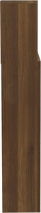 vidaXL - Hoofdbordkast - 200x19x103,5 - cm - bruin - eikenkleur