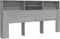 vidaXL - Hoofdbordkast - 200x19x103,5 - cm - grijs - sonoma - eikenkleurig