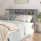 vidaXL - Hoofdbordkast - 200x19x103,5 - cm - grijs - sonoma - eikenkleurig