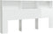 vidaXL - Hoofdbordkast - 200x19x103,5 - cm - hoogglans - wit