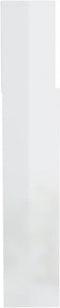 vidaXL - Hoofdbordkast - 200x19x103,5 - cm - hoogglans - wit