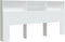 vidaXL - Hoofdbordkast - 200x19x103,5 - cm - wit