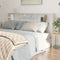 vidaXL - Hoofdbordkast - 200x19x103,5 - cm - wit